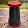 KIK KX4981 Telescopische opvouwbare stoel, zwart-rood Productafbeelding-voorbeeld 10