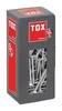 A box of TOX screws with a window showing the screws inside. Podgląd zdjęcia produktu