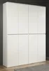 Garderobenschrank "Nevada" in weiß Schuhschrank 148x191 cm, Produktbild-Vorschau 5