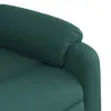 vidaXL Sedia da massaggio elettrica in tessuto verde scuro Anteprima dell’immagine prodotto 11