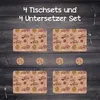 Tischset 4x45x30 cm + 10fi cm Platzset Tischmatte Produktbild-Vorschau 4