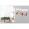 Lot de 2 porte-clés muraux sans perçage, porte-clés mural à Voir les images du produit 6
