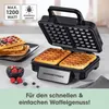 GOURMETmaxx Waffeleisen für 2 Belgische Waffeln Produktbild-Vorschau 2