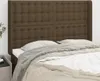 vidaXL Kopfteil mit Ohren Dunkelbraun 147x16x118/128 cm Produktbild-Vorschau 2