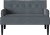 vidaXL Canapé Chesterfield Dunkelgrau 112 x 65.5 x 75 cm Voir les images du produit 4