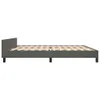 vidaXL Bettgestell mit Kopfteil Dunkelgrau 200x200 cm Samt Produktbild-Vorschau 8