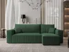 A green sectional sofa is shown in a well-lit living room setting. Produktbild-Vorschau