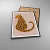 Gerahmtes Poster - Schwarzer Rahmen - Panther Grafik Produktbild-Vorschau 3