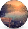 Design Stahlmagnettafel Schwarz Rund 47cm Bank Am See Produktbild-Vorschau 8