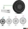 Coprimozzi Sparco 14 pollici Treviso nero grigio 4 pz Anteprima dell’immagine prodotto 3