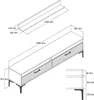 Wohnzimmermöbel Dkatseri, Modulares Wohnzimmerset, Produktbild-Vorschau 3