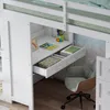 Flieks Etagenbett 90x200cm mit Schreibtisch und Regal, Produktbild-Vorschau 8