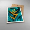Gerahmtes Poster - Rahmen in heller Eiche - Blumen Tropen Produktbild-Vorschau 3
