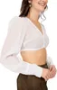 Dirndlbluse Oberreute Langarm weiß 44 Produktbild-Vorschau 4