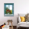 ARTland Poster Mohnblumen am Fenster Größe: 60x80 cm Produktbild-Vorschau 5