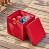 1 Stück Rot Faltbox 33 x 33 x 33 cm Aufbewahrungsbox Produktbild-Vorschau 5