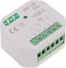 A white electronic relay device with green connectors and labeling. Náhľad obrázku produktu
