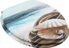 vidaXL Toaletní sedátko s víkem MDF Shell Design Náhled obrázku produktu 2