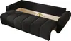 BEDANTE SOFA MOLISA avec fonction sommeil COSMIC 100 Noir Voir les images du produit 6
