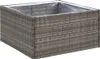 vidaXL Pflanzkübel Grau 80x80x40 cm Poly Rattan Produktbild-Vorschau 1