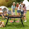 SunJas Holzkohlegrill Klappgrill Tragbarer Grill Holzkohle Produktbild-Vorschau 7