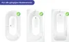 Three different bathtub shapes are shown with green checkmarks indicating compatibility. The top left has text in German. Podgląd zdjęcia produktu