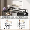 Biurko komputerowe Yaheetech w kształcie litery L, biurko Podgląd zdjęcia produktu 6
