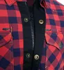 Bores Lumberjack Premium Motorradhemd, rot/blau, L Produktbild-Vorschau 7