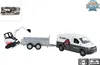 Kids GLOBE Volkswagen Spielzeugauto VW Transporter 27cm Produktbild-Vorschau 1