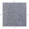 MonsterShop - Lot de 20 dalles de moquette, 50 x 50 cm, Voir les images du produit 7