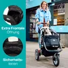 Hundewagen klappbar mit einer Hand Katzenwagen für Gelände Produktbild-Vorschau 9