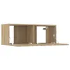 vidaXL TV-Schränke 2 Stk. Sonoma-Eiche 80x30x30 cm Produktbild-Vorschau 5