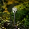 LED Solarleuchte Gartenstecker 30cm Edelstahl Dauerbetrieb Produktbild-Vorschau 3