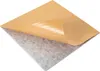 A square piece of material, folded over to reveal two layers. The top layer is brown and appears to be paper or cardstock, peeling back to show a textured, gray material underneath. Náhled obrázku produktu
