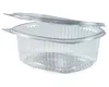 50x Feinkostbecher oval klar mit Deckel 375 ml (PET) Produktbild-Vorschau 1