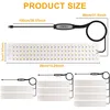 Product size chart showing dimensions of LED grow lights. Produktbild-Vorschau