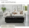 tectake® Couchtisch Lasley inkl. Bodenschoner, Produktbild-Vorschau 3