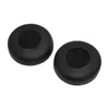 Two black ear pads for headphones are shown against a white background. Produktbild-Vorschau