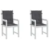 vidaXL Coussin pour chaise de jardin à dossier bas 2 pcs. Voir les images du produit 4