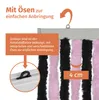 Moritz Flauschvorhang aus Chenille 90 x 200 cm pink schwarz Produktbild-Vorschau 4