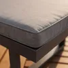 Aluminium-Sonnenliege mit grauem Kissen PALOMINOS Produktbild-Vorschau 3