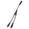 IEC320 C8 na dvojitý IEC320 C7 napájecí kabel,IEC320 C8 na Náhled obrázku produktu 4