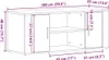 vidaXL TV-Schränk Artisan-Eiche 100 x 35 x 40 cm Produktbild-Vorschau 8