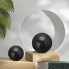 Dekorative Edelstahlkugel 63 mm, glänzend schwarz, poliert, rostfrei Productafbeelding-voorbeeld