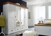 Kleiderschrank >SZ-0132< in weiß - 255x217x62 (BxHxT) Produktbild-Vorschau 2