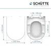 SCHÜTTE WC Sitz D Form, Duroplast Toilettendeckel mit Produktbild-Vorschau 7