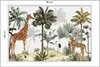 Muralo Selbstklebende Fototapete für Kinder DSCHUNGEL Produktbild-Vorschau 2