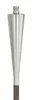 A stainless steel garden torch with a wooden stake. Anteprima dell’immagine prodotto