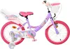 Volare Unicorn Kinderfahrrad - Mädchen - 16 Zoll - Lila Produktbild-Vorschau 1