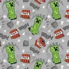 Koc flanelowy Minecraft 180x200 cm - przytulny koc do Podgląd zdjęcia produktu 3